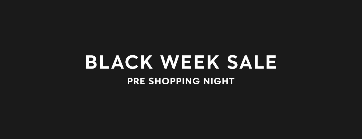 Black Week Pre-Shopping-Night