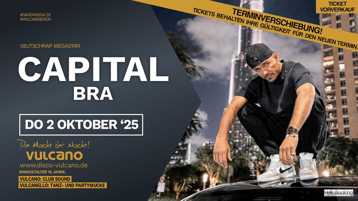 CAPITAL BRA  live im Vulcano | 02.10.2025