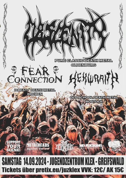 Obscenity + Fear Connection + Hexwraith