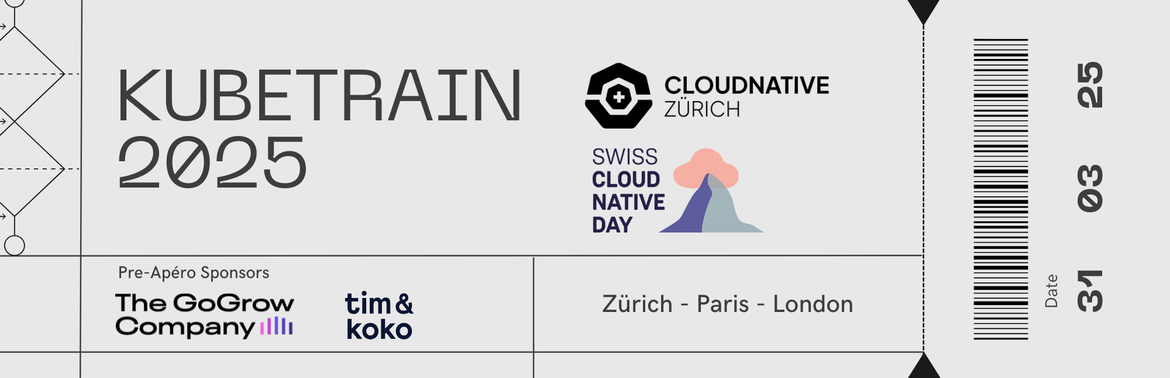 KubeTrain ZRH-LON 2025