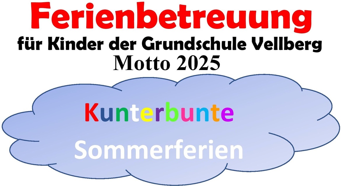 Ferienbetreuung "Kunterbunte Sommerferien"